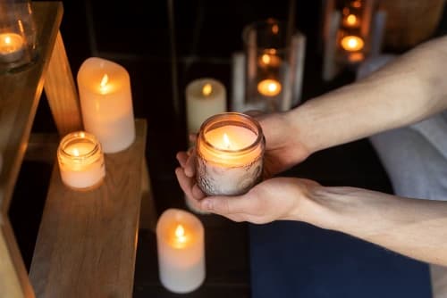 Massage à la bougie